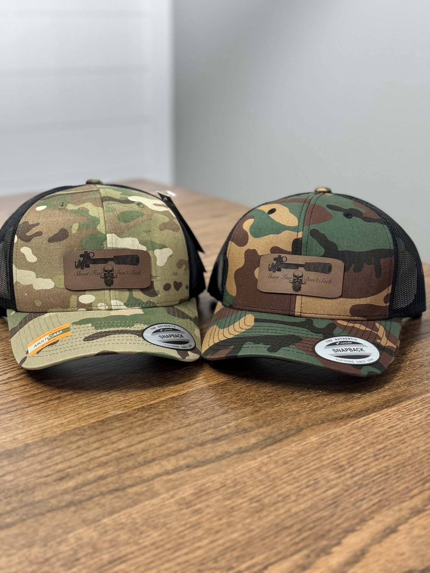 Leather Patch Hats